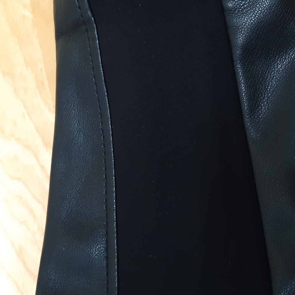 Chico's Black Faux Leather Jacket - Picture 10 of 10